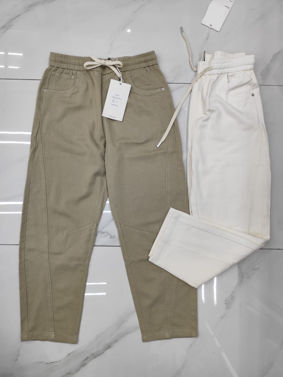 Pantalón ancho algodón - Imagen 2
